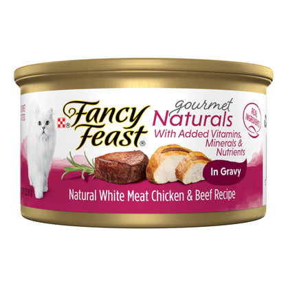 Purina Fancy Feast Gravy Lovers Wet Cat Food, 3 oz Cans, 30-Pack