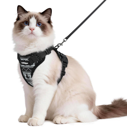 rabbitgoo Cat Harness and Leash Set, Escape Proof Vest, Emerald