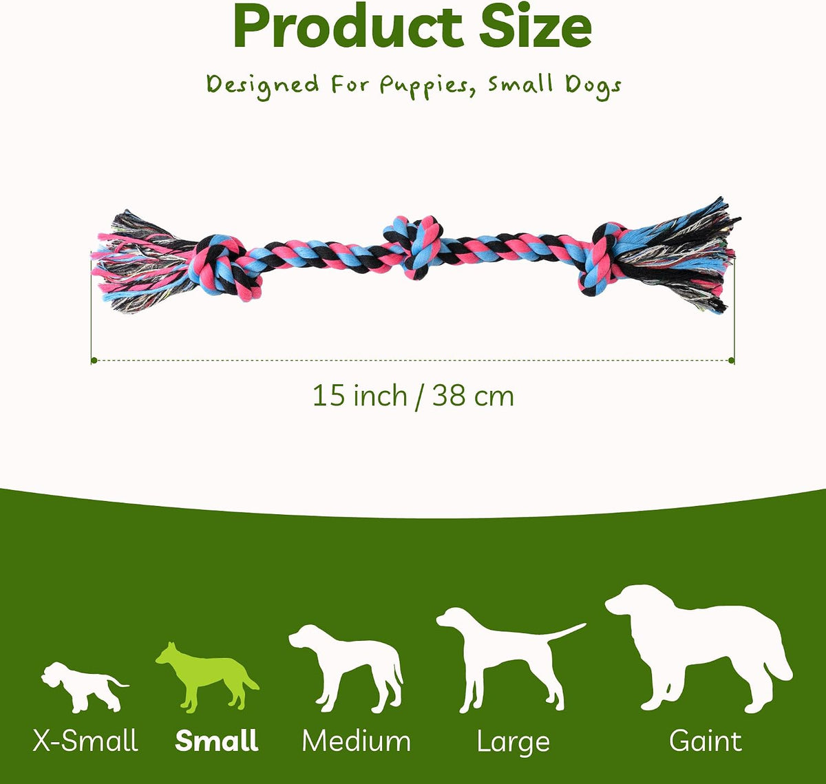 SHARLOVY Large Tough Chew Toys for Aggressive Chewers, 9 Pack Dog Rope Toys