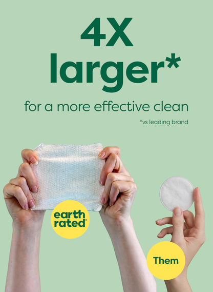 Earth Rated Dog Wipes for Paws & Butt, Deodorizing, Unscented, 100ct