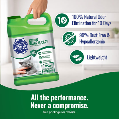 Cat's Pride Total Odor Control, Max Power, Clumping Litter Unscented 15lb