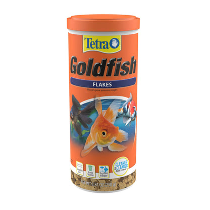 Tetra Goldfish Flakes, Nutritionally Balanced Diet For Aquarium Fish, Vitamin C Enriched Flakes, 0.42 oz