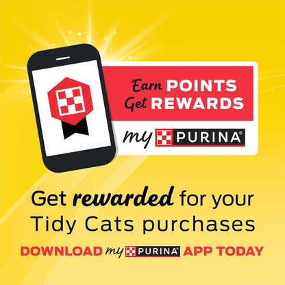 Purina Tidy Cats Free and Clean Unscented Clumping Cat Litter, 38 lb Box
