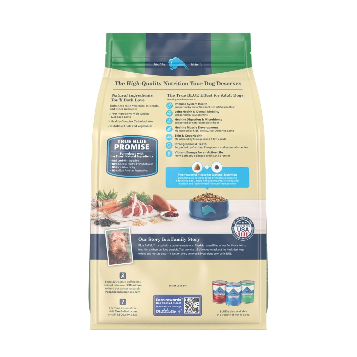 Blue Buffalo Life Protection Formula Chicken Adult Dry Dog Food, 30 lb