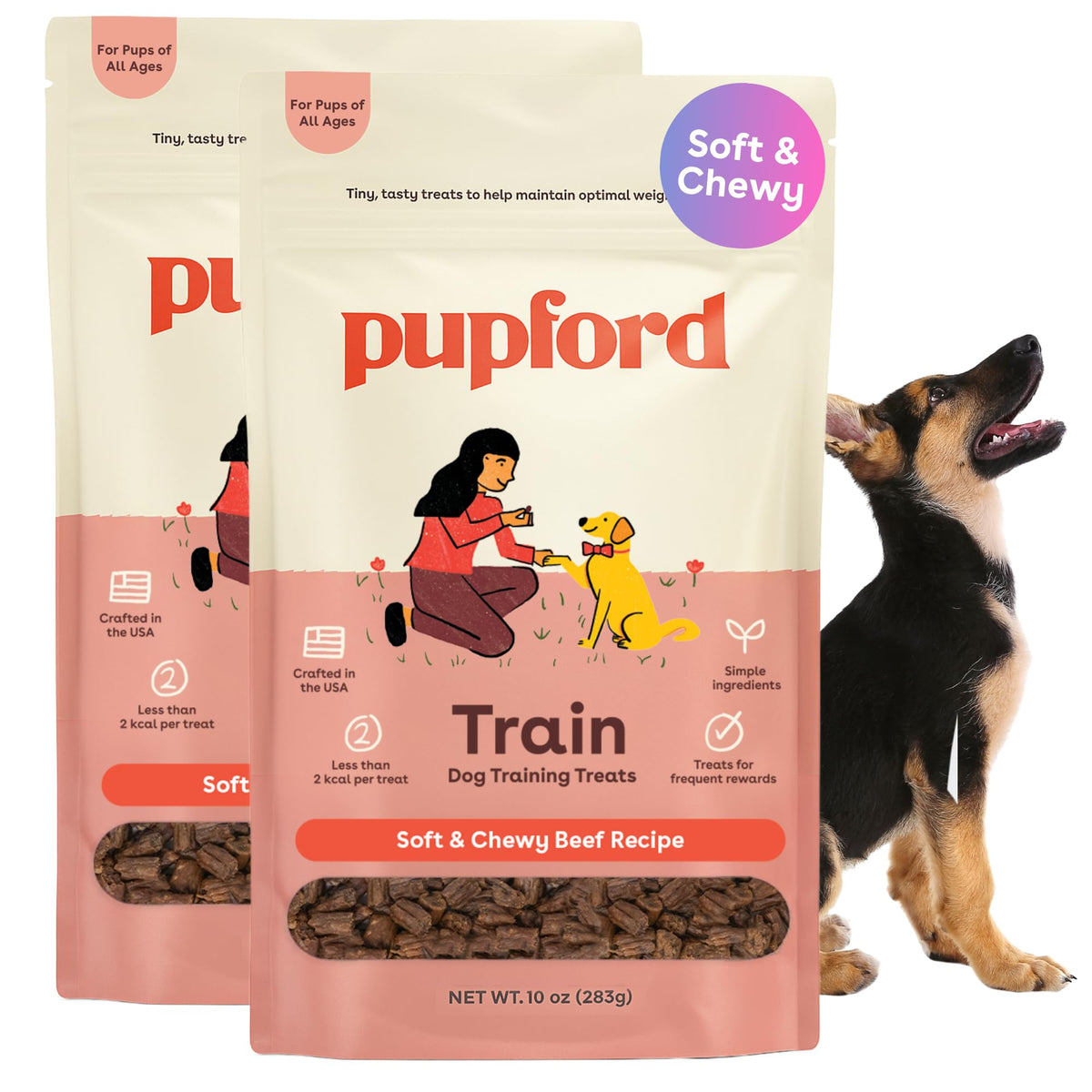 Pupford Soft & Chewy Training Treats for Dogs & Puppies (Chicken, 5 oz)