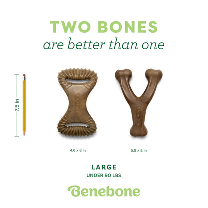 Benebone Medium 4-Pack Dog Toys for Aggressive Chewers – Under 60 lbs