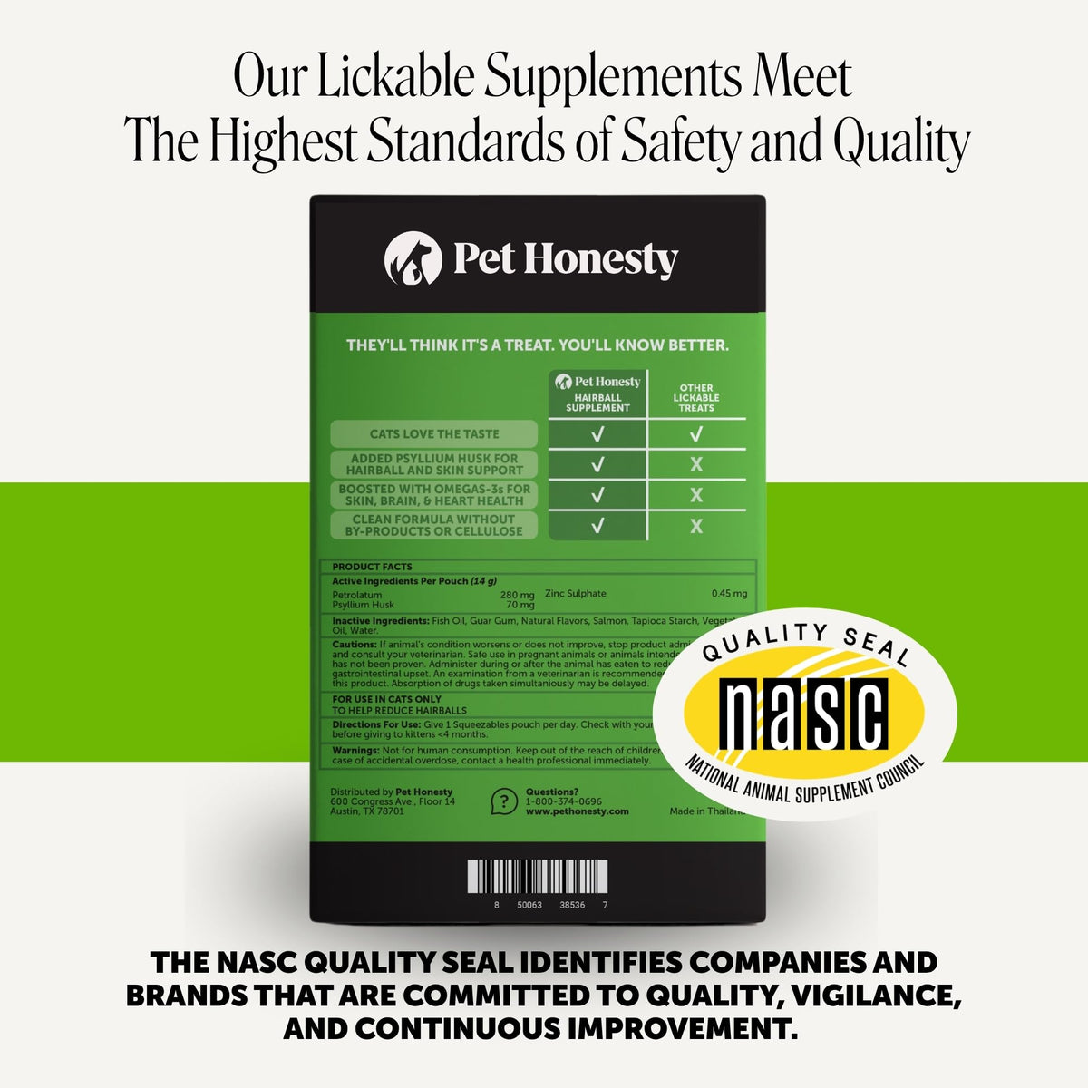Cat Hairball Remedy Treats - Dual Texture Crunchy Creamy Hairball Treatment for Cats, Furball Relief Control Supplement with Fiber, Fish Oil for Indoor Cats Skin Coat Digestion (90-Day Supply)