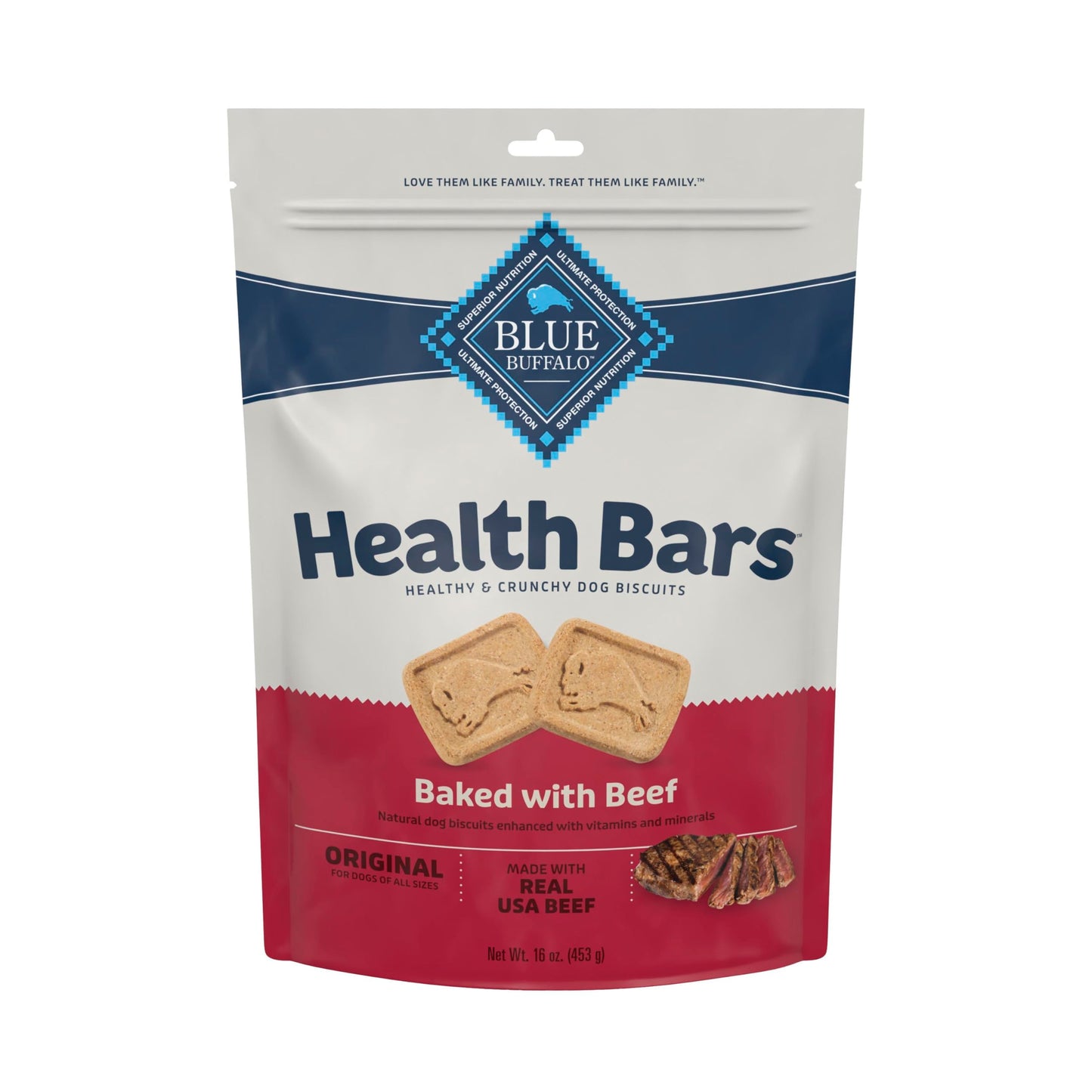 Blue Buffalo Health Bars Pumpkin & Cinnamon Dog Biscuits, 16 oz