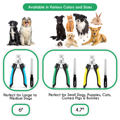 Candure Cat Nail Clippers for Indoor Cats, Rabbits, Hamsters, Birds with Precise Angled Edges to Ensure Easy & Safe Trimming Stainless Steel Cat Nail Trimmer for At-Home Cat Grooming