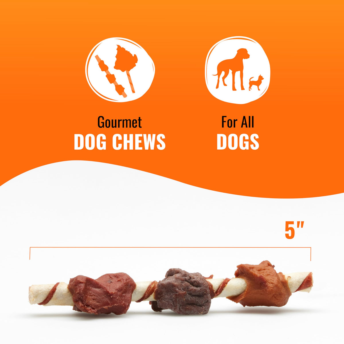Good 'n' Fun Kabobs Long-Lasting Dog Treat Made With Real Protein, 24 oz
