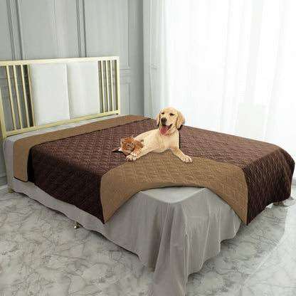 Ameritex Waterproof Dog Bed Blankets Cover for Bed Couch Sofa Reversible