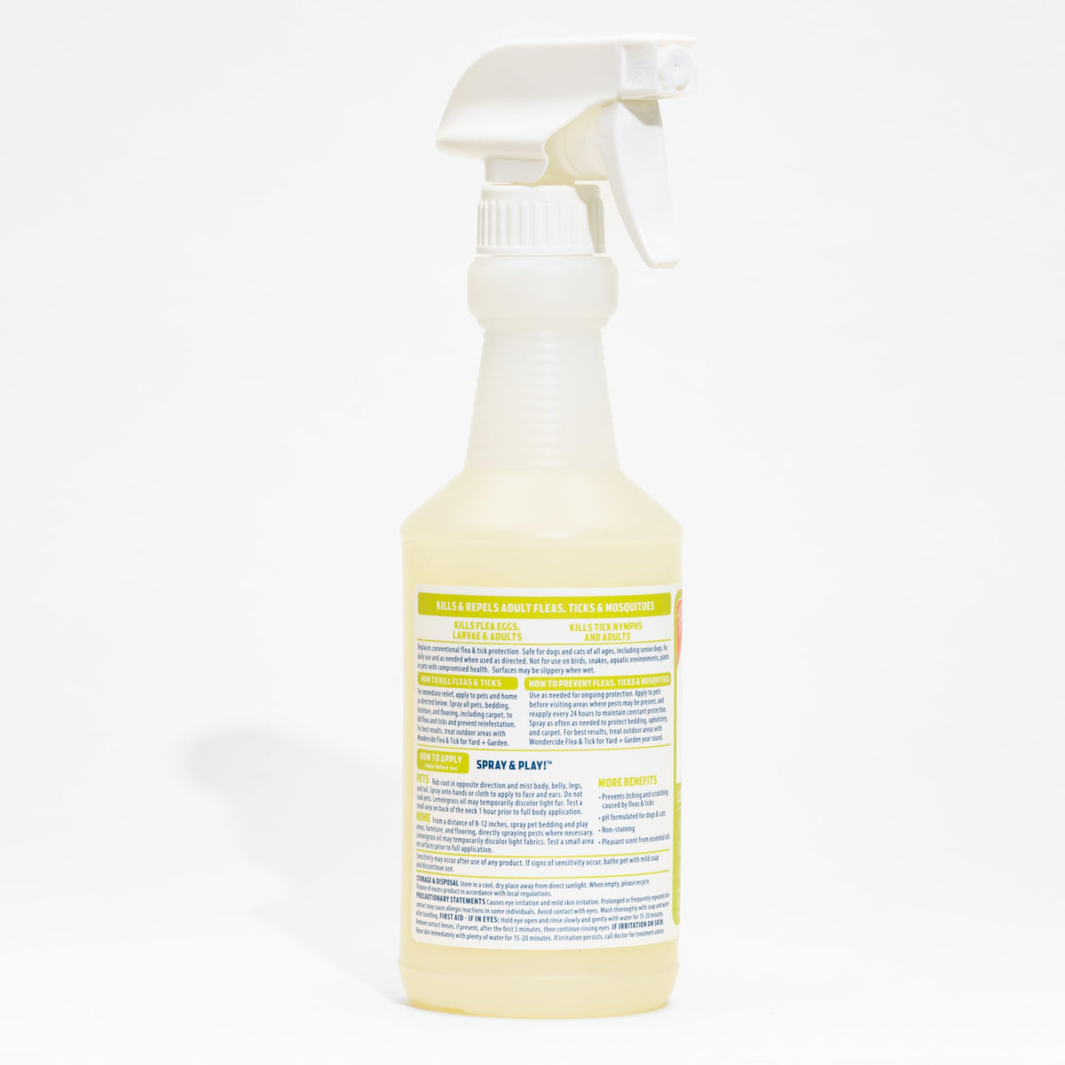 Wondercide Flea Tick & Mosquito Spray for Pets & Home - Rosemary 16 fl oz