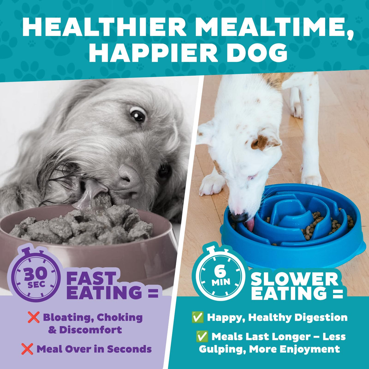 Outward Hound Fun Feeder Slo Bowl Dog Slow Feeder, Wave, Pink, 5.8"