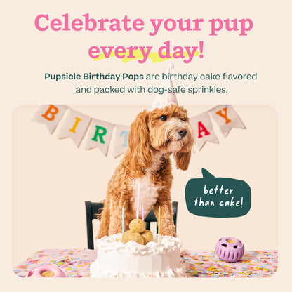 WOOF Pupsicle Peanut Butter & Beef Refill Pops Dog Treats, Large, 7 Count