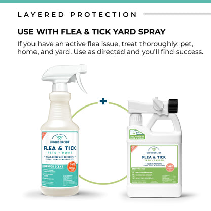 Wondercide Flea Tick & Mosquito Spray for Pets & Home - Rosemary 16 fl oz
