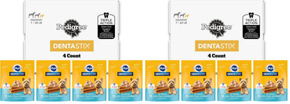 Pedigree Dentastix Small & Toy Breed Dental Dog Treats, Fresh, 102 Count