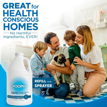 POOPH Plus Maximum Strength Pet Odor Eliminator Spray, 32 oz - Pack of 2