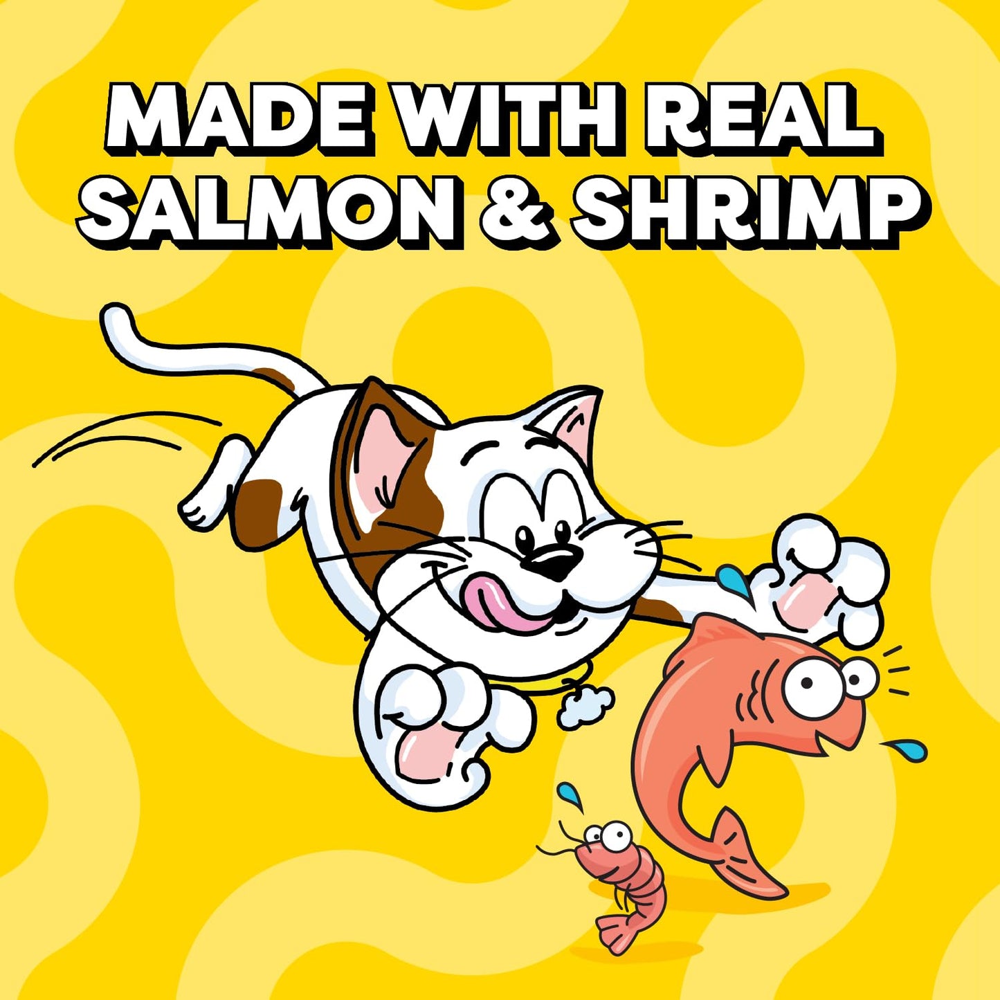 Temptations Creamy Puree Cat Treats, Chicken, Salmon & Tuna, 24 Count
