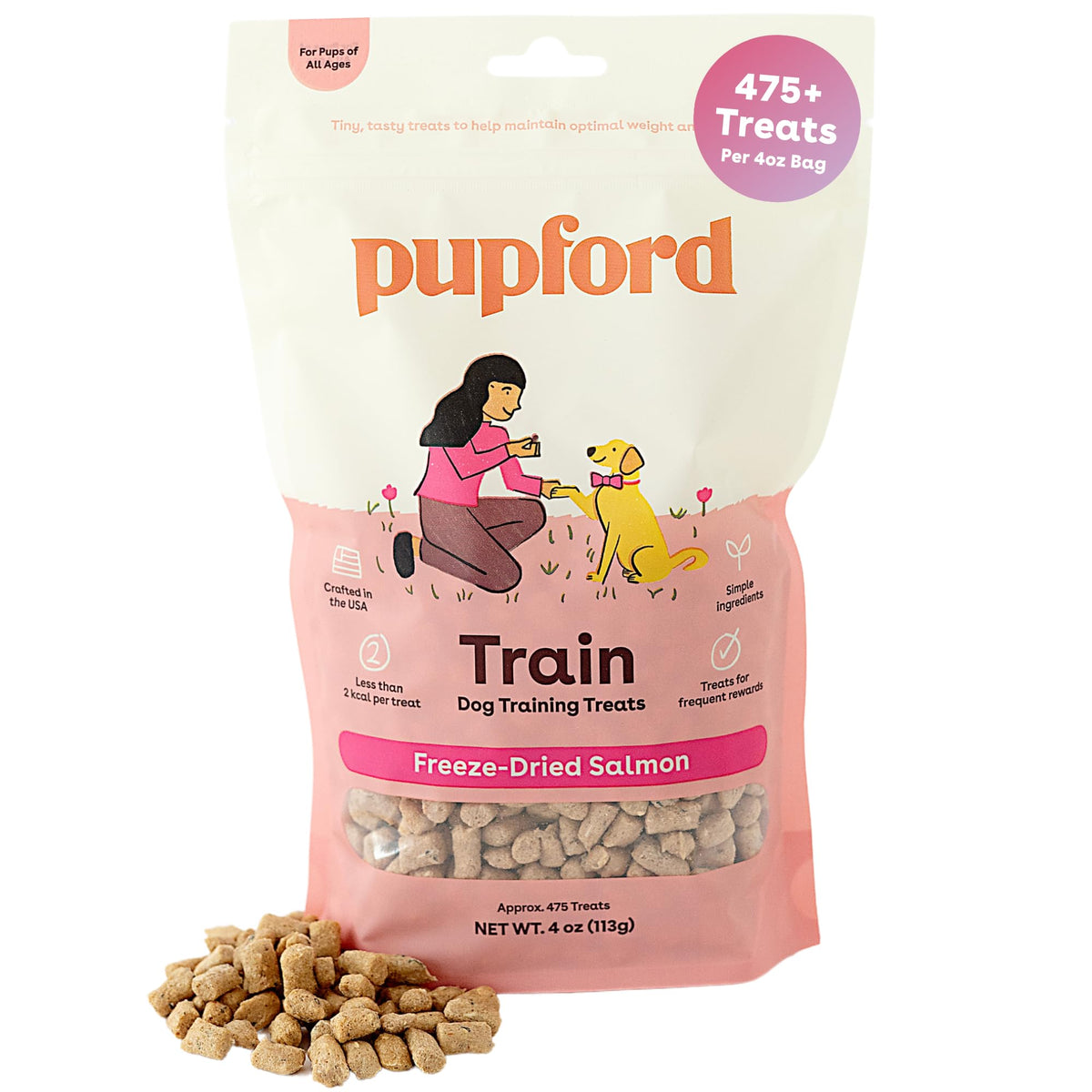 Pupford Freeze Dried Training Treats for Dogs & Puppies (Beef Liver, 4 oz)