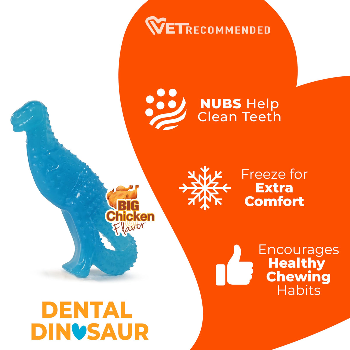 Nylabone New Puppy Starter Kit, Puppy Teething Toys, 3 Pack, Blue