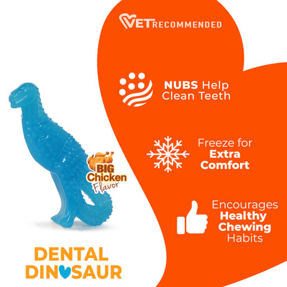 Nylabone New Puppy Starter Kit, Puppy Teething Toys, 3 Pack, Blue