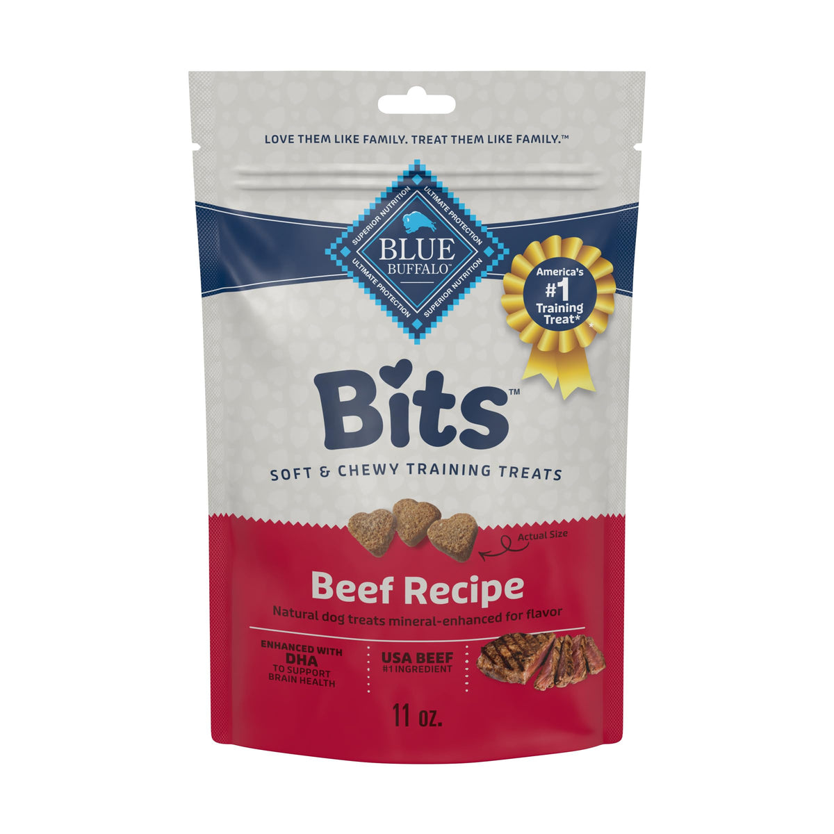 Blue Buffalo Bits Salmon Training Treats, 4 oz