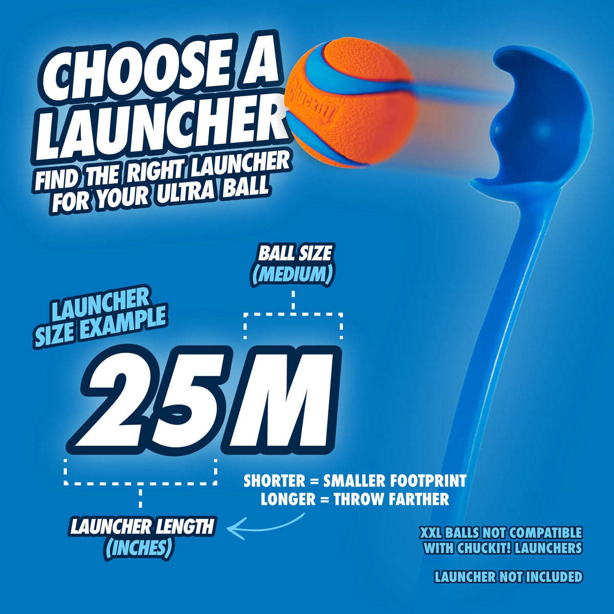 Chuckit! Ultra Squeaker Fetch Balls for Dogs, Floats, Medium 2.5in, 2 Pack