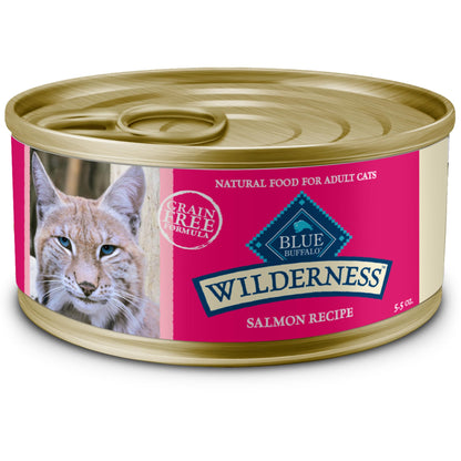 Blue Buffalo Tastefuls Wet Cat Food, Made with Natural Ingredients, Tuna and Chicken Flaked Entrées in Gravy, 3oz Cans, 4-Count Variety Pack Trial Size