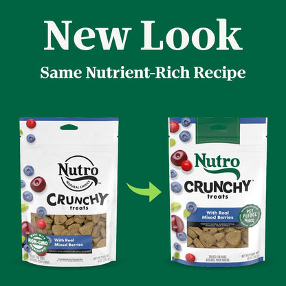 Nutro Crunchy Dog Treats with Real Mixed Berries, 10 oz