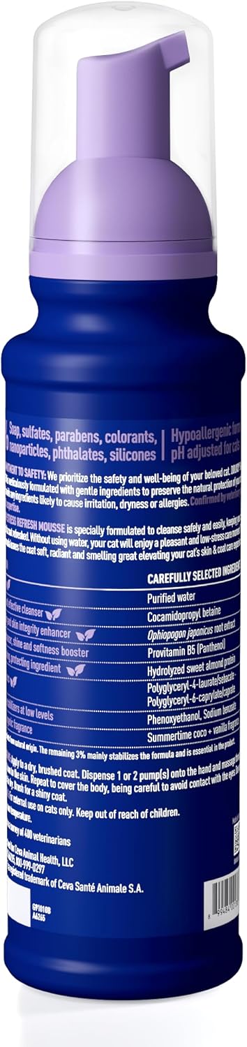 DOUXO SPA Waterless Cat Shampoo, 10 fl oz