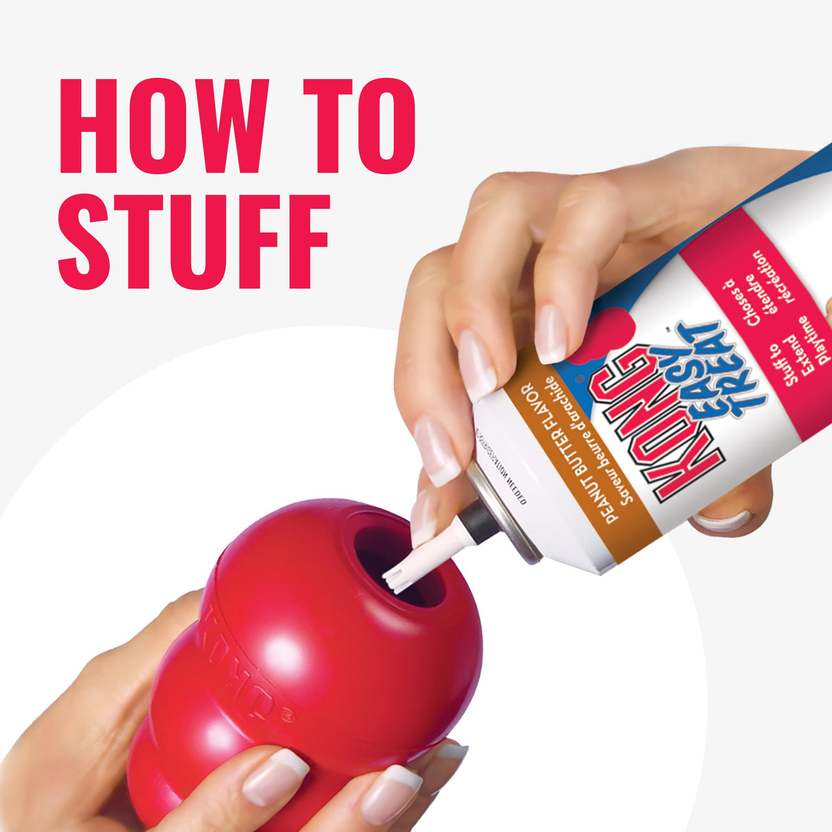 KONG Classic Stuffable Dog Toy, Natural Rubber Chew, for Large Dogs