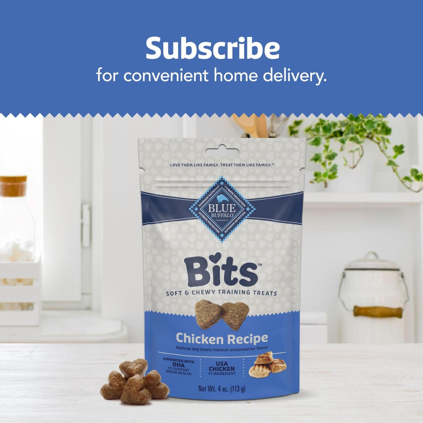 Blue Buffalo Bits Chicken Training Treats, 19 oz
