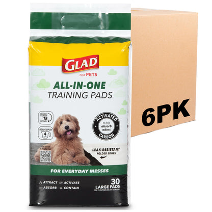 Glad for Pets Activated Carbon Disposable Dog Training Pads, 100 Count