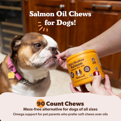 Natural Dog Company Wild Alaskan Salmon Oil for Dogs - 16 oz
