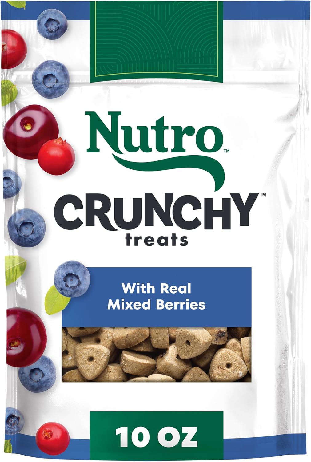 Nutro Crunchy Dog Treats with Real Mixed Berries, 10 oz