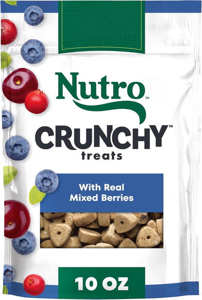 Nutro Crunchy Dog Treats with Real Mixed Berries, 10 oz