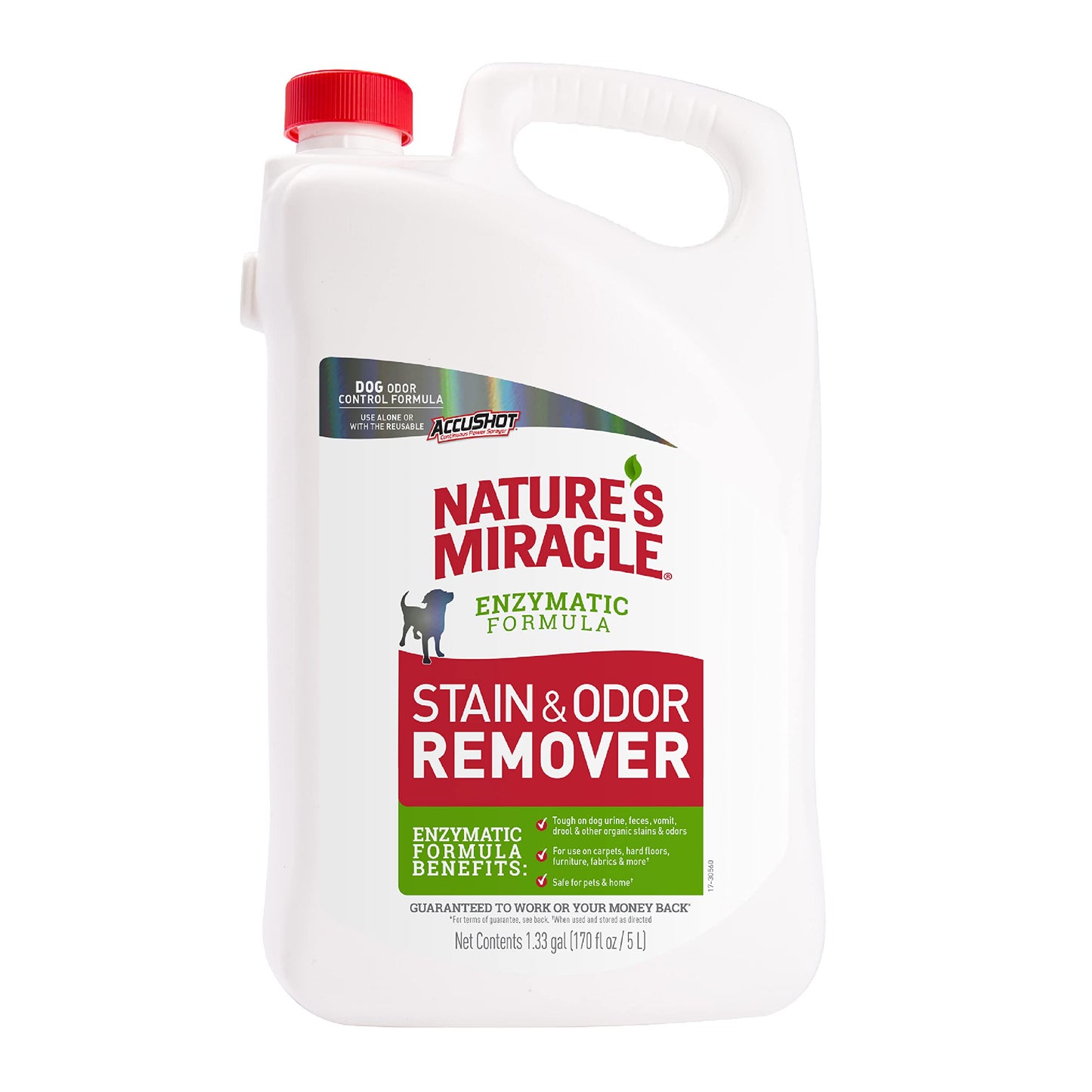 Nature’s Miracle Dog Stain & Odor Remover, Enzymatic Cleaner, 32 oz
