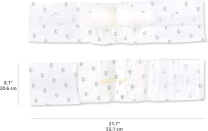 Amazon Basics Absorbent, Leakproof Male Dog Wrap Disposable Diapers with Wetness Indicator, Breathable, Small, White, 50-Pack