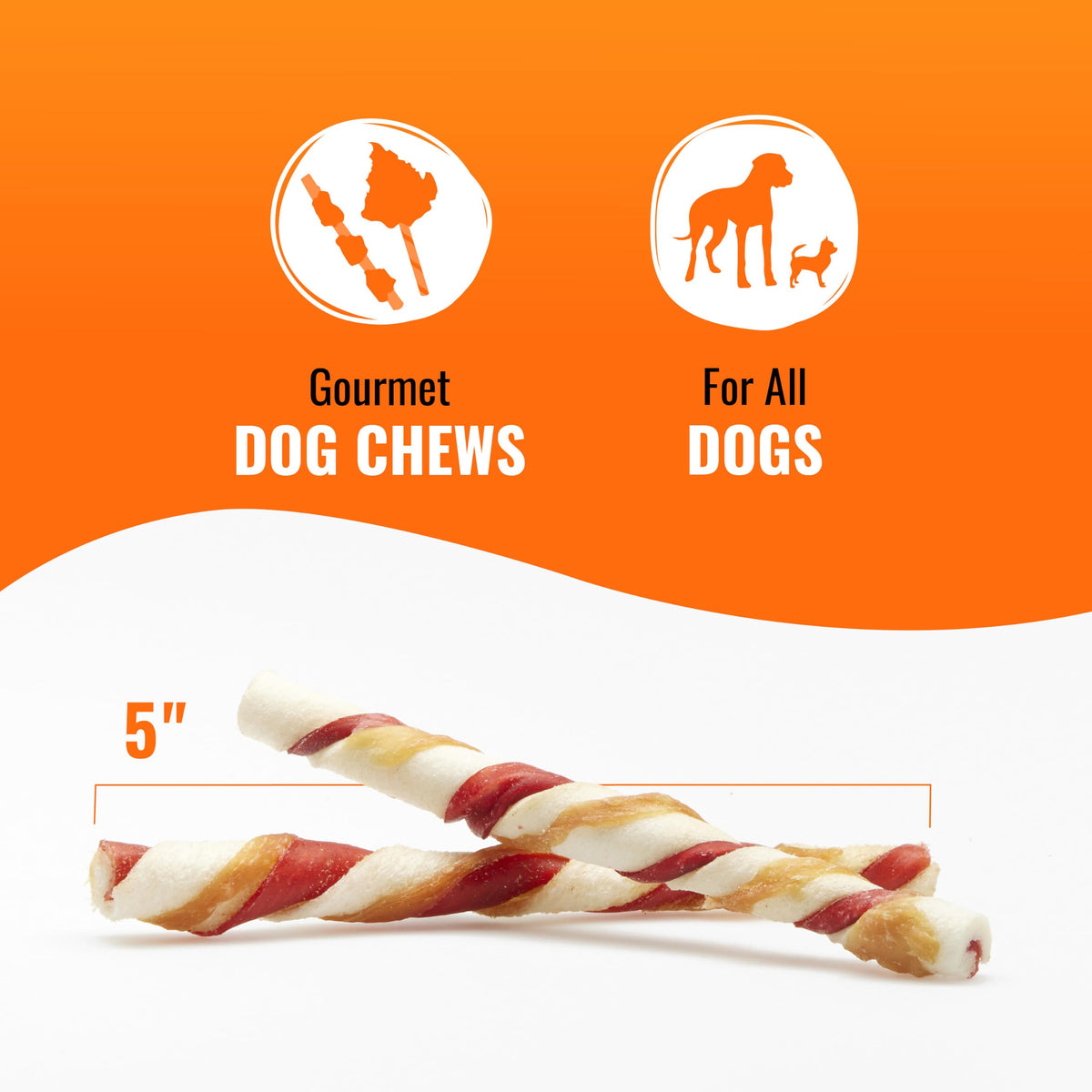 Good 'n' Fun Twists Long-Lasting Dog Treat, 35 Count (12 Pack)
