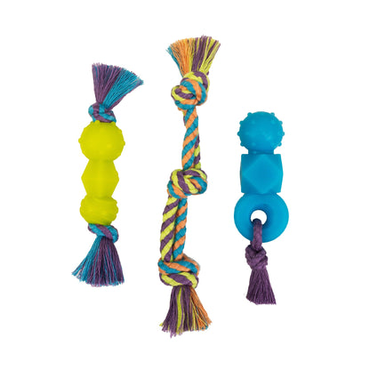 Cool Teething Stick Dental Dog Chew Toy, Soak & Freeze, 8.5"