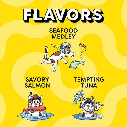 Temptations Classic Crunchy Cat Treats, Feline Favorites, 3 oz, 4 Pack