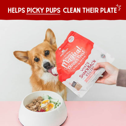 Stella & Chewy’s Freeze-Dried Raw Marie's Magical Dinner Dust – Protein Rich, Grain Free Dog & Puppy Food Topper – Grass-Fed Beef Recipe – 7 oz Bag