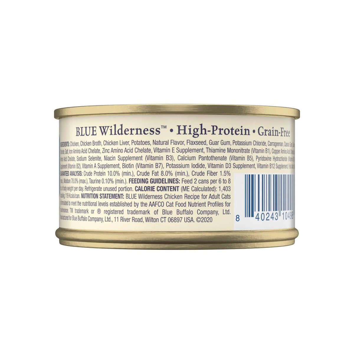 Blue Buffalo Wilderness Variety Pack Adult Paté Wet Cat Food, 3 oz, 12 ct