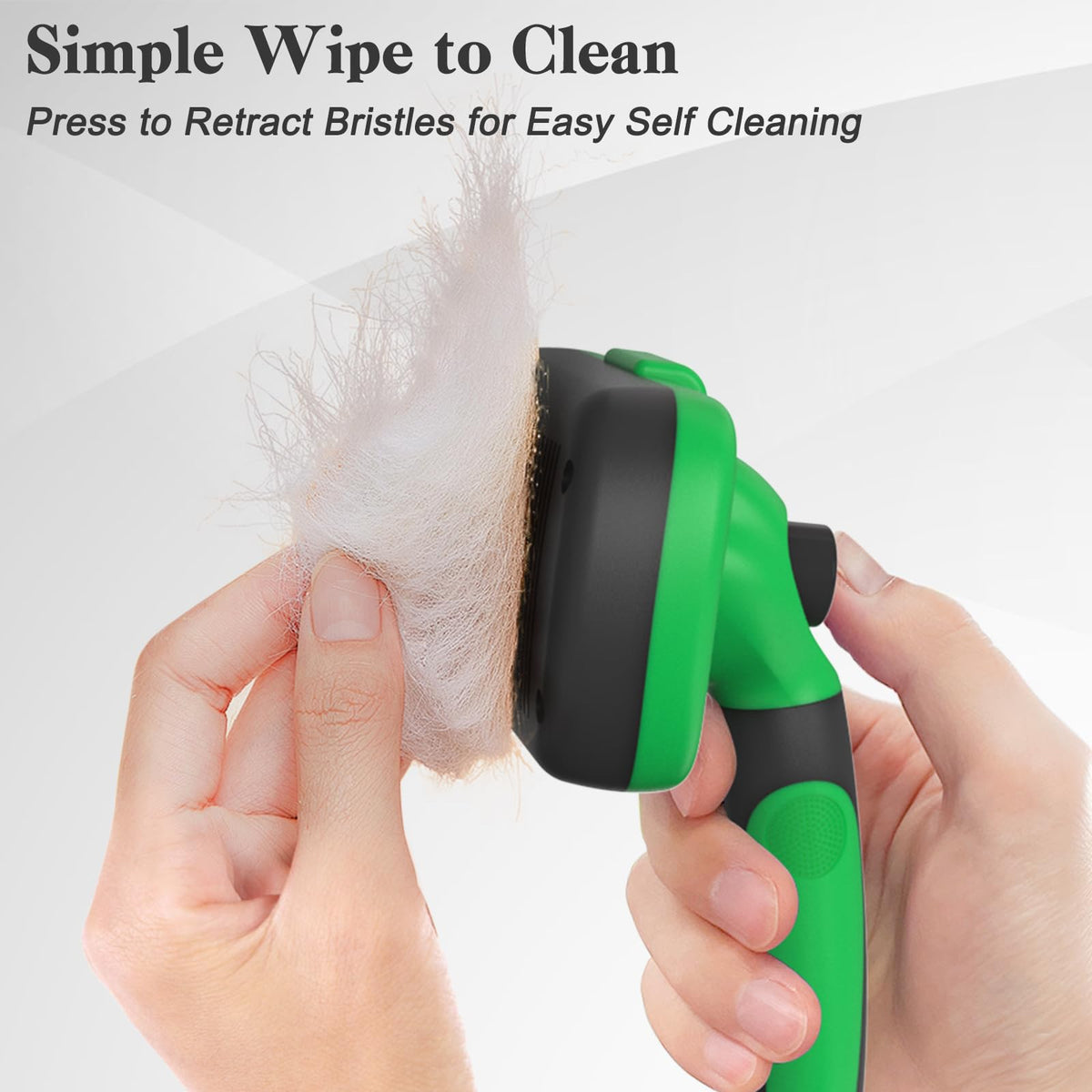 Swihauk Self Cleaning Slicker Brush for Dogs & Cats, Skin Friendly Pet Grooming for Shedding, Deshedding, and Hair Removal - Puppy Brush for Long Haired Pets, Pet Supplies, Purple