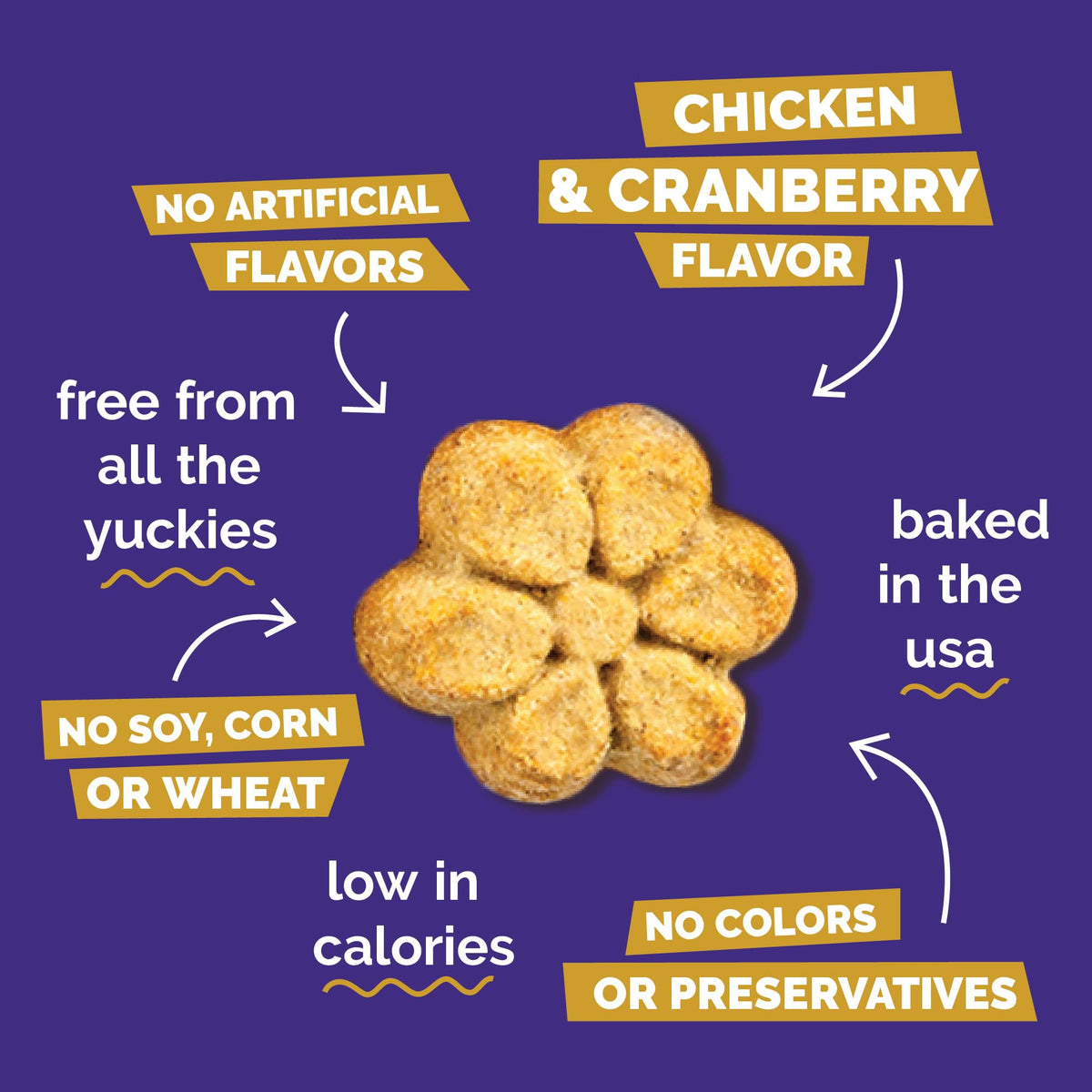 Fruitables Baked Dog Treats, Low Calorie Treats, Pumpkin & Blueberry, 12oz