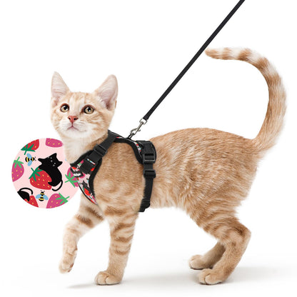 rabbitgoo Cat Harness and Leash Set, Escape Proof Vest, Emerald
