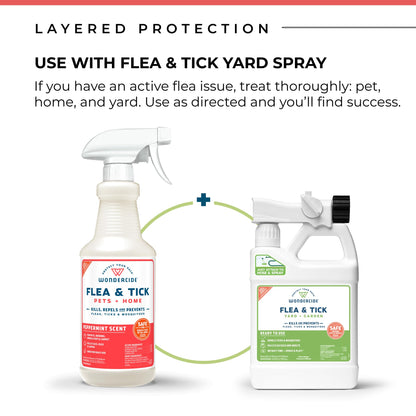 Wondercide Flea Tick & Mosquito Spray for Pets & Home - Rosemary 16 fl oz