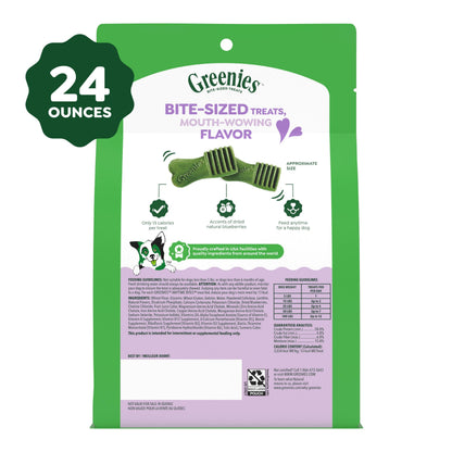 Greenies Anytime Bites Dog Treats, Blueberry Flavor, 10.3 oz