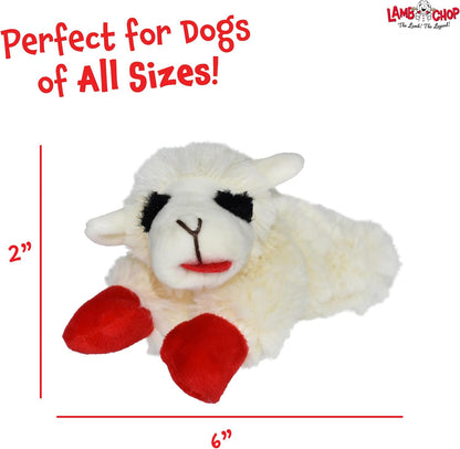 Multipet Lamb Chop Dog Plush Toy - Squeaky Toy