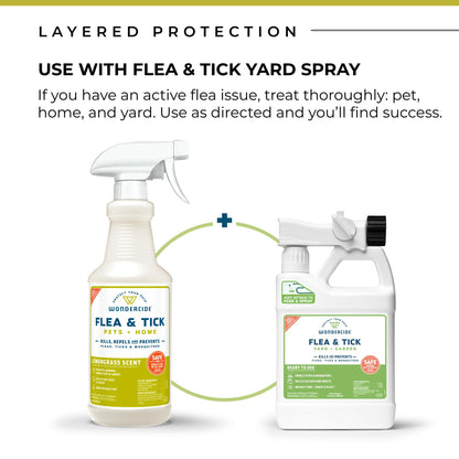 Wondercide Flea Tick & Mosquito Spray for Pets & Home - Rosemary 16 fl oz